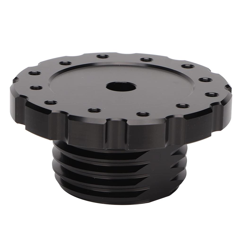 Gugxiom Steering Wheel Adapter 70mm PCD Steering Wheel Adapter Quick Release Steering Wheel Plate Adapter Steering Boss Steering Wheel (Black-2)