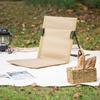 Outdoor Camping Fishing Chair Backrest Mat Foldable Chair Portable Rolled Up Chair With Backrest
