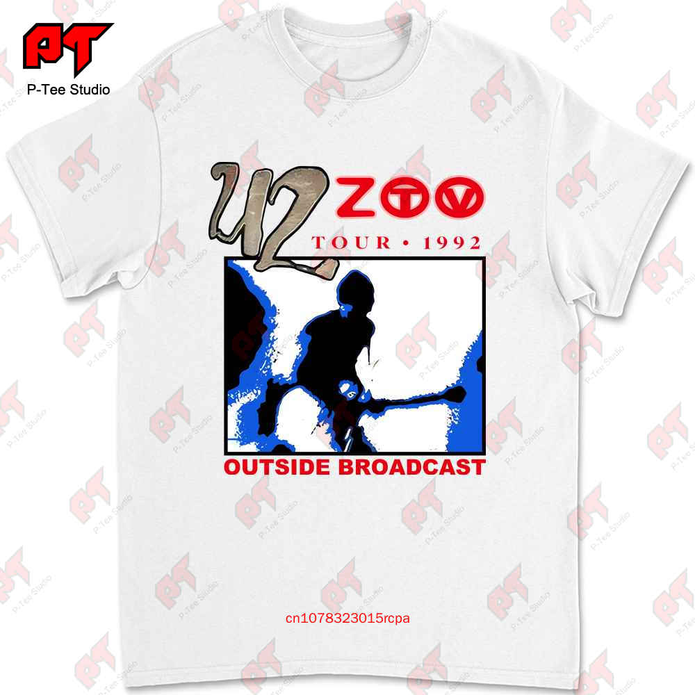U2 Zoo Tv Tour 1992 T Shirt Outside Broadcast Rock Band Concert AWVK