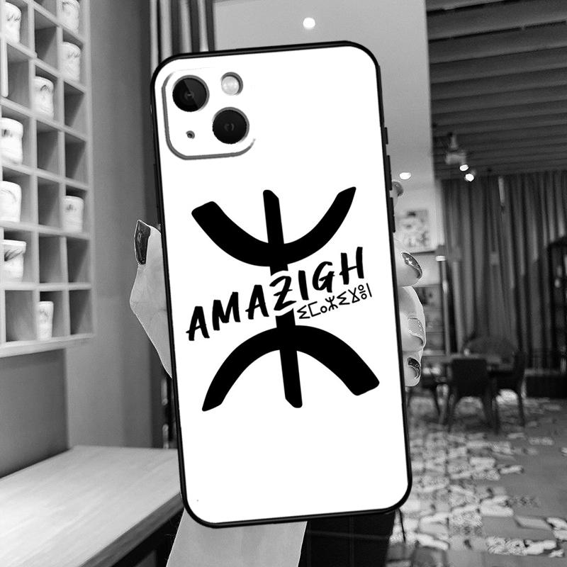 Amazigh Flag Phone Case For iPhone 16 17 Pro Max 14 13 12 11 15 Pro Max Mini 15 16 Plus 16e 17 Air Cover
