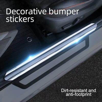 Samolepka na auto z uhlíkových vláken Ochranná fólie Hrana dveří auta Proti poškrábání Nárazník Proti kolizi Samolepky Styling auta Auto