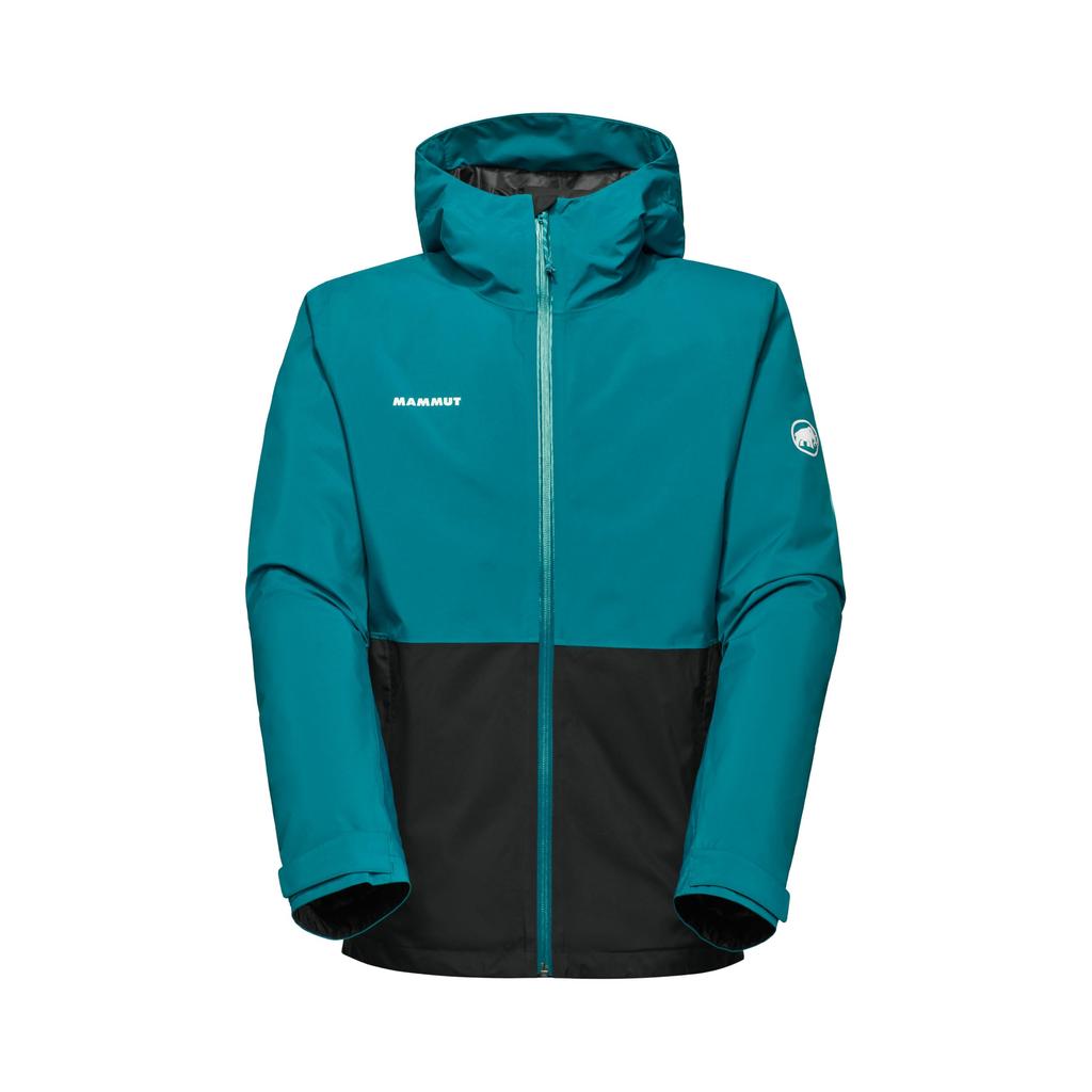 Mammut Linard HS Thermo Hooded Jacket AF Asian Deep Men's, Fit, 1010-32170, Teal-Black