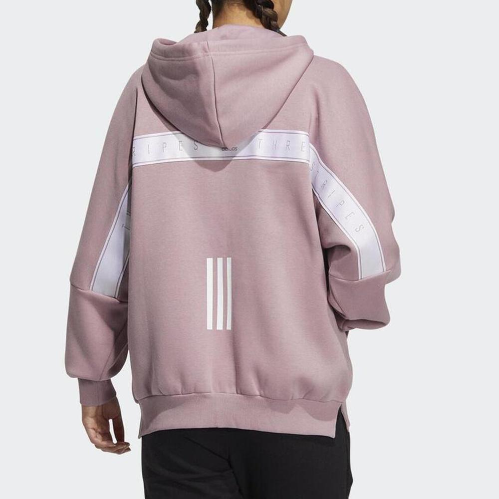 (WMNS) adidas Word Fleece Hoodie Asia Sizing 'Pink' Women's HM2811