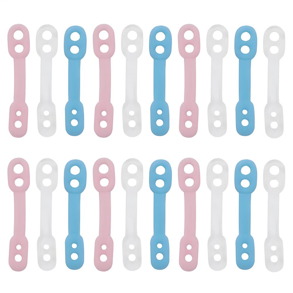 

20Pcs Silicone Windproof Laundry Hanging Buckle Anti-slip Fixed Lock Hanger Clothes Hanging Organizer Hooks Outdoor Rack Clips