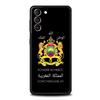 Bandiera Marocchina Maroc Marocco Custodia per Telefono Passaporto Per Samsung Galaxy S26 Ultra S25 Plus S24 FE S23 S22 5G S21 S20 Cover Nera Morbida