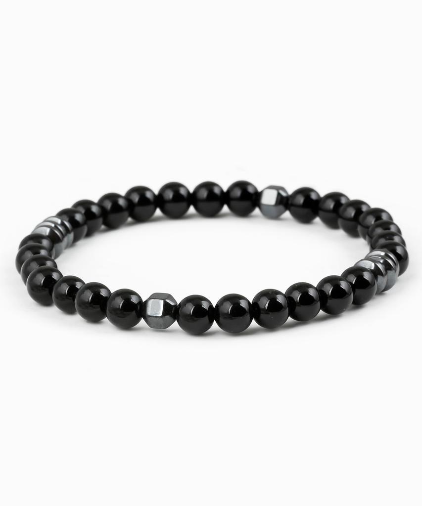 Shoveoff [Set] Svb-#198 Leather/Onyx Bracelet Set