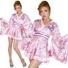 Women's Traditional Japanese Yukata Kimono Anime Stage Costume Set
