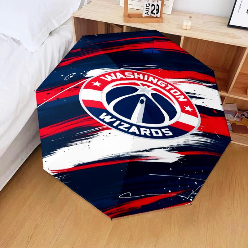 Washington basketball Stars Umbrella Folding umbrella, automatic umbrella 8-Frame for Travel, camping Use Gift for Halloween Christmas
