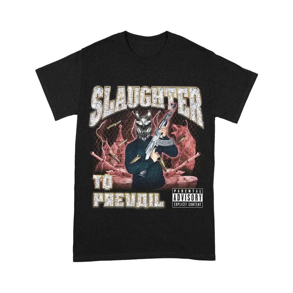 Slaughter to Prevail Band Grafik Vintage Unisex T-Shirt Unisex Rundhalsausschnitt 100% Baumwolle Kurzarm Y2k Oversized Mode Beliebtes T-Shirt
