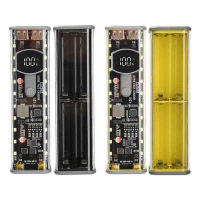 PD65W PD45W Battery Storage Box 8-Cell 18650 Battery DIY Power Bank Case Kit USB Type C Fast Charging Battery Holder Housing