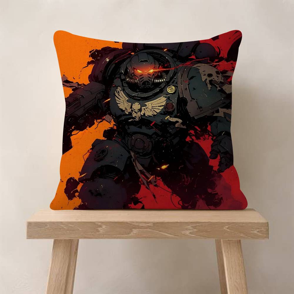 Game W-Warhammer-S 40k Personalized Pillow Cover Kids Bedroom Wild Party Decor Pillowcase Kid Birthday Shower Gift