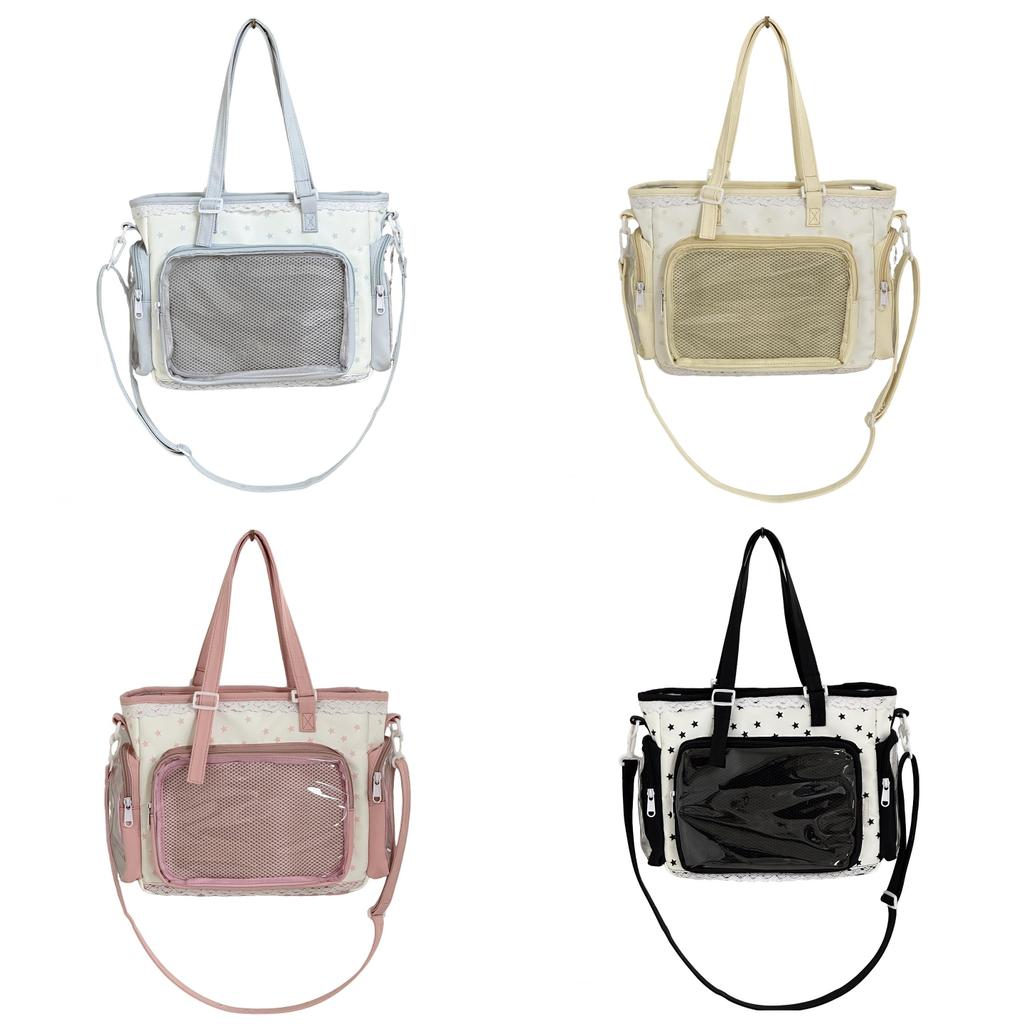 Student Tote Bag With Nylon Material And Zipper Closure For Casual School Travel Use