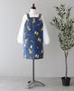 Kids Apron Popping Star with Triangle Scarf Kids Apron M (Light Blue)