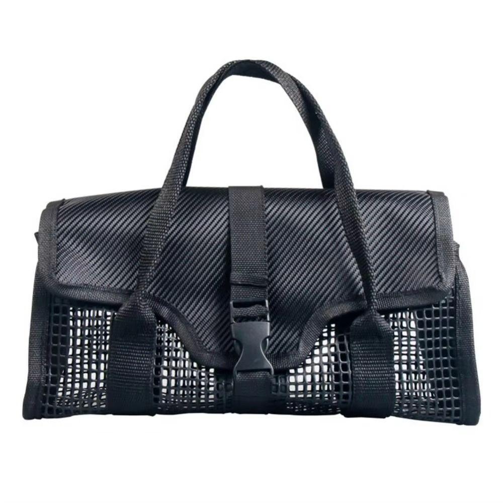 Mesh Pouch Lure Storage Bag Large Capacity Jig Mesh Bag Jigging Bait Organizer  Freshwater