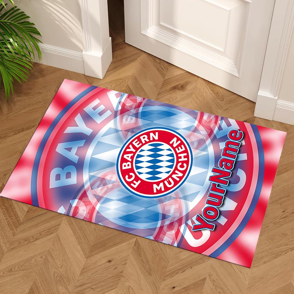 Bayern Munich Customize Your Name Area Rug Design for Kitchen Decorate room Foyer Bedrooms Anti-slip Rug Office home decor