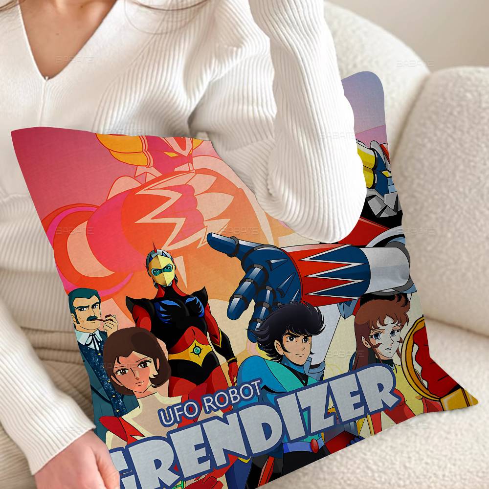 UFO ROBO GRENDIZER GOLDORAK Anime Pillow Gift Home Office Decoration Bedroom Sofa Car Cushion Cover Case 45x45