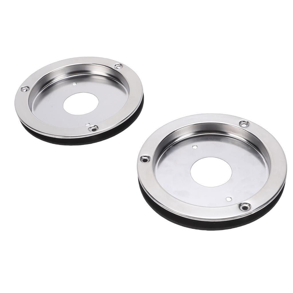Watermelon Lights Bunk Adapter Stainless Steel Round Marker Light Bezel Cover for Trucks Trailers
