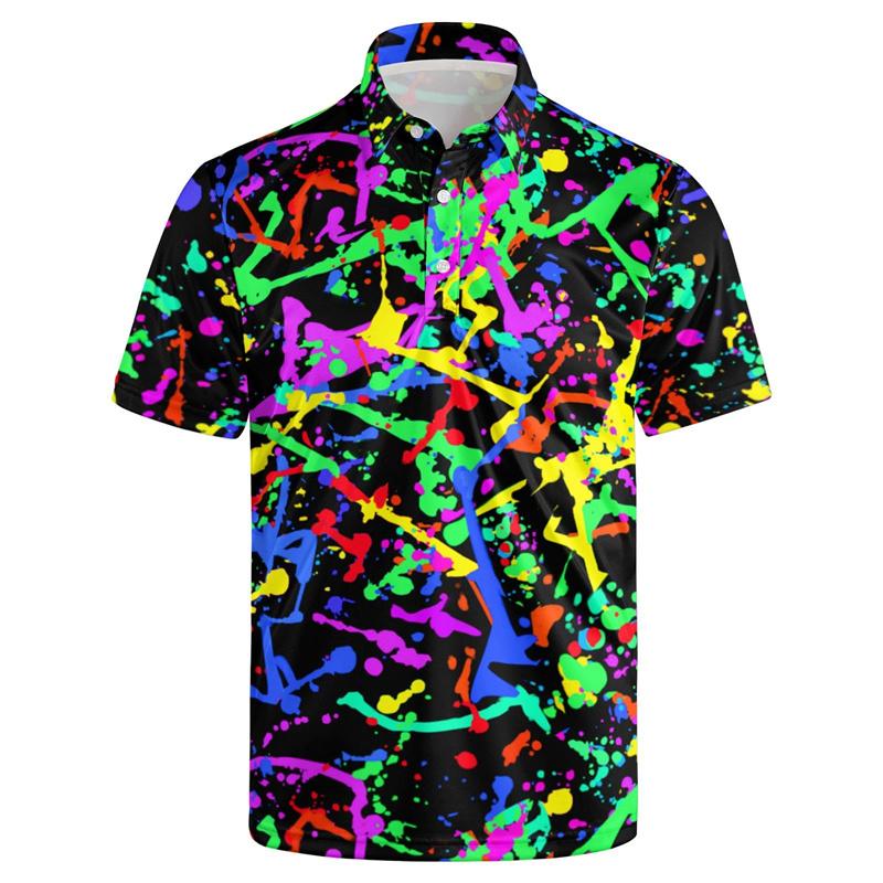 2026 Summer Hot Selling Retro Collar Shirt Street Short Sleeve Top Men's Breathable Button T-shirt