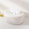 Nordic Style Cotton Rope Tissue Box with Lid - Living Room & Dining Table Storage Basket