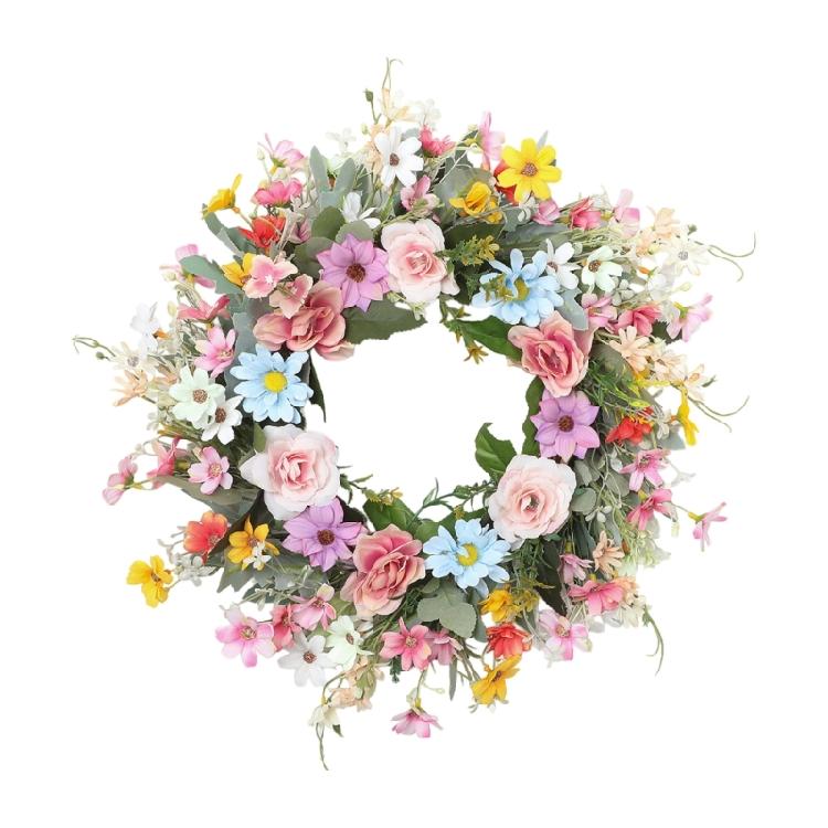 

Fascinating Handcrafted Silk Daisy Wreath Adds A Touch Of Natural Charm To Your Space Ideal For Festivals And Gatherings 1