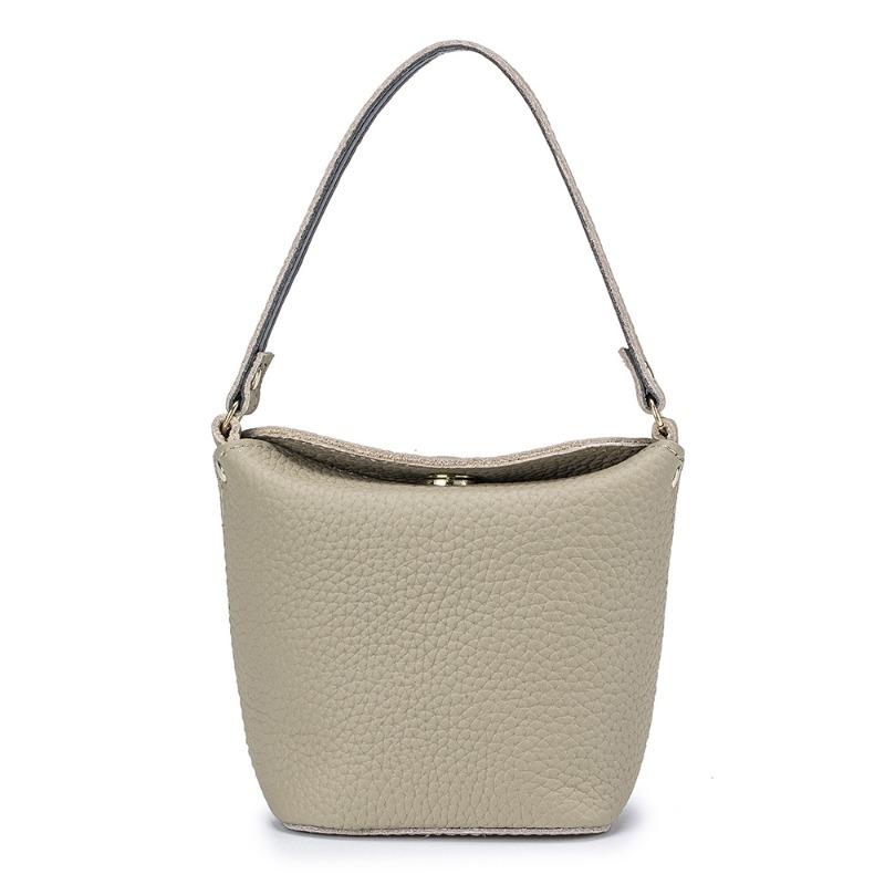New leather women's chain change bag multi-functional lipstick storage bag creative hand carry mini bucket bag versatile