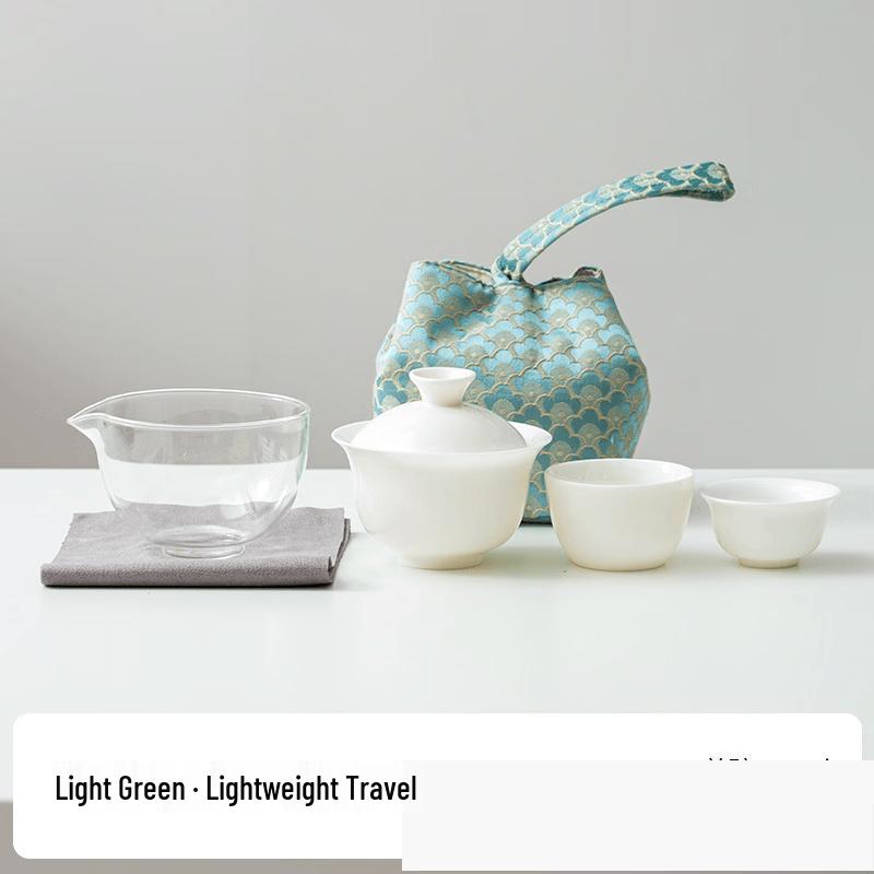 

Portable Mini Kung Fu Ceramic Tea Set