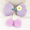 Women's Decorative Accessories: Embroidered Cartoon Flower Bowknot Fabric Patches for Clothing, Shoes, and Hats.