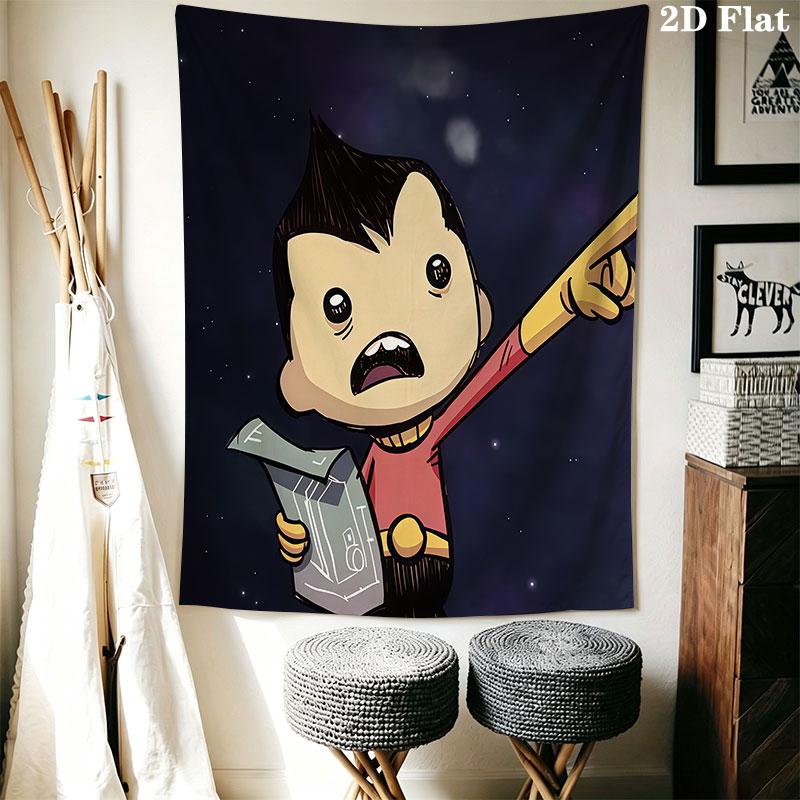 ONI Wall Hanging Printed Fabric Blanket Decorative Tapestries for Bedroom Living Room Home Decor