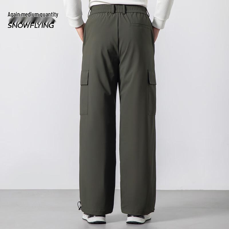 Men's Outdoor Down Winter Cargo Pants