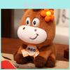 Peluche Zodiaco Cinese Cavallo con Imbottitura in Cotone PP per Regalo di Capodanno e Decorazione Festiva