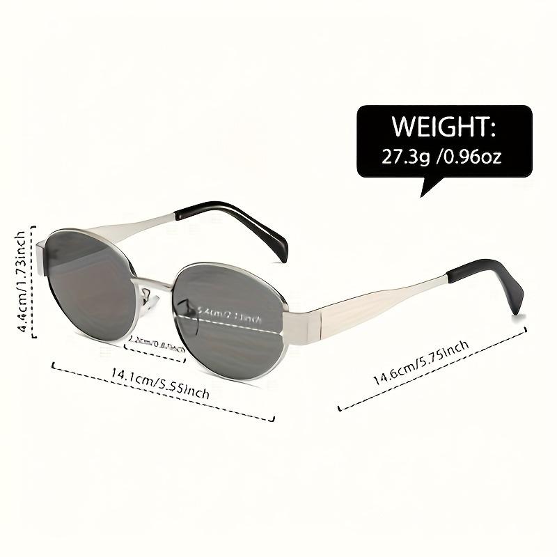 5 Pcs Retro Classic Metal Round Frame Sunglasses for Beach Women Fashion Korean Aesthetic Shades Sun Protection Sunnies