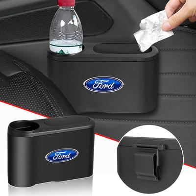 Yeni Asılı Araba Çöp Kutusu Oto Amblemi Çöp Kutusu Aksesuarları Focus 2 3 MK2 MK3 Fiesta Mondeo Kuga Ecosport C-Max Oto Aksesuarları