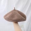 Satomi Ishihara Retro Wool Beret: Thickened Japanese & Korean Versatile Pumpkin Hat for Women