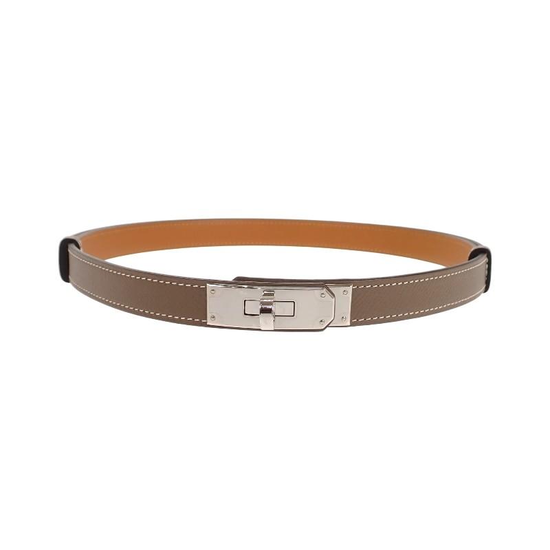 HERMES   belt beige/Etope Epsom Women