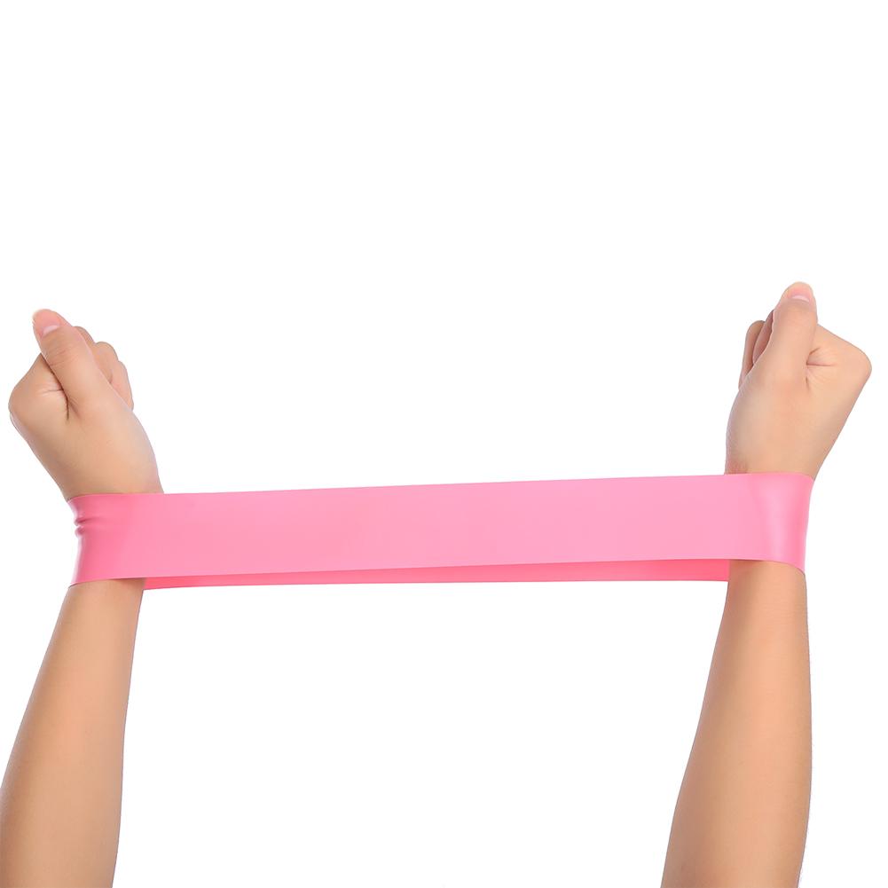 Resistance Band Latex Strength Fitness Training Band Shape Building   (Pink)