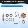 For YZ450F WR450F WR400F 5DJ-12451-00 Motorcycle Water Pump Impeller Gear Shaft Seal Bearing Gasket Repair Kit