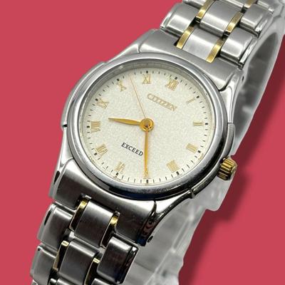 Used Vintage, Excellent Condition, Working, Citizen Exceed Ladies' Watch, Made In 1991