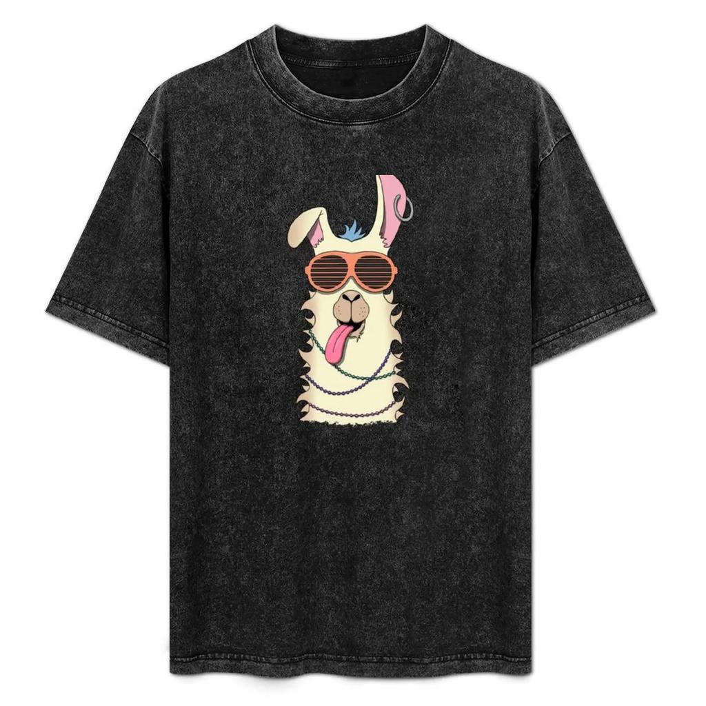 Party Llama! T-Shirt sweat street wear luxury clothes men