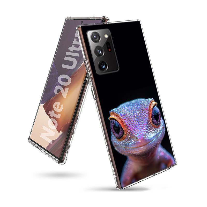 Lizards and Geckos Have Big Eyes Phone Case for Samsung A55 A35 A25 A15 A07 A05S A16 A17 A26 A36 A37 A56 A57 Galaxy Note 20 10 A