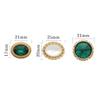 10pcs 6 Colors Oval Gem Clothes Buttons Super Luxury Ladies Coat Buttons DIY Sewing Material Sewing Accessories Fashion Buttons