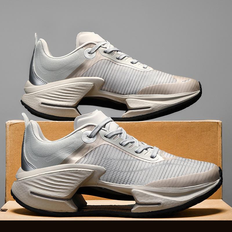 Autumn Running Shoes for Men and Women Ultra-light Shock-absorbing Mesh Breathable Lightweight Wear-resistant Couple Sports Shoes