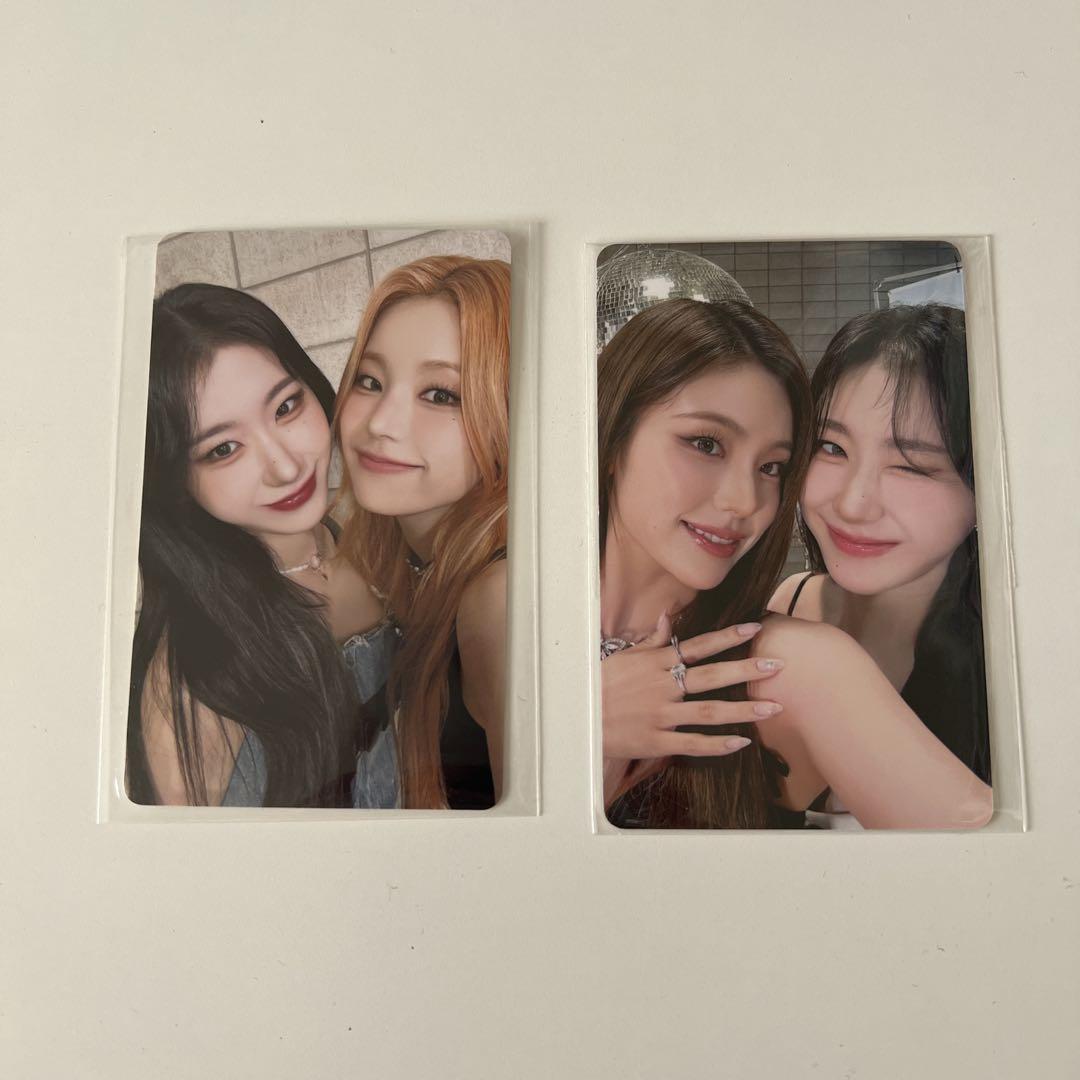 

[USED] ITZY BORN TO BE & Pop-up Bonus Trading Cards Yeji and Chaeryeong