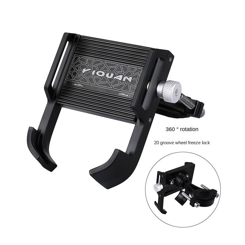 Bicycle Phone Holder 360° Rotation Aluminum Alloy MTB Bike Phone GPS Bracket Scooter Motorcycle Handlebar Mount Cell Phone Stand