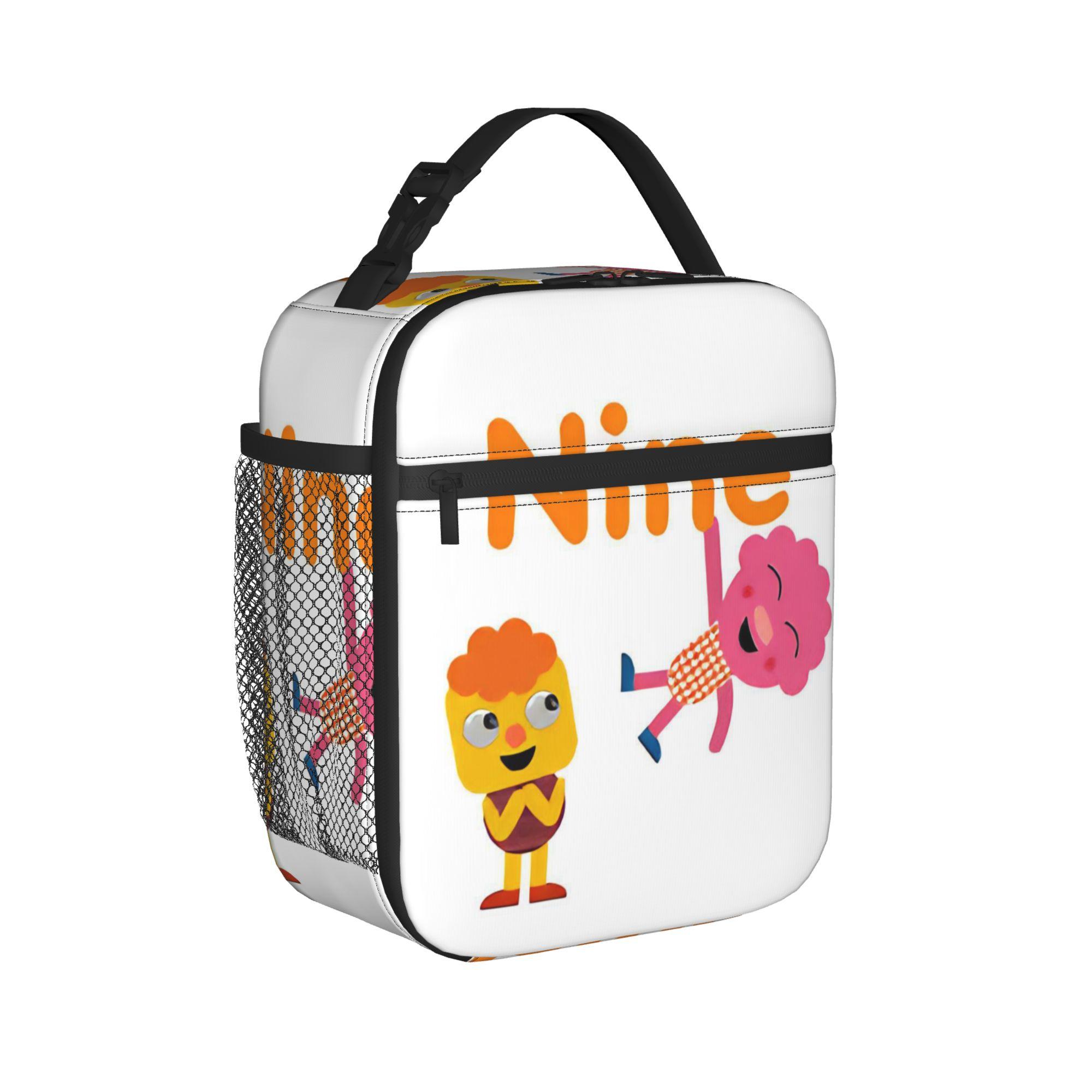 Mij! Noodle & Pals Accessoires Geïsoleerde Lunchtas Voor Reizen Voedselcontainer Herbruikbare Koeler Thermische Lunchbox Option 1