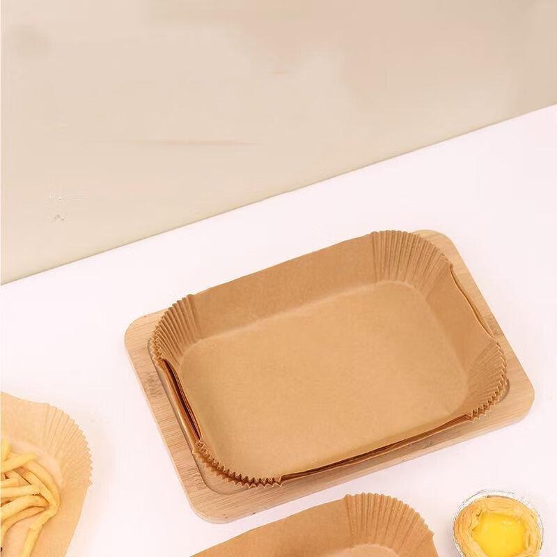 ZISIZ Air Fryer Disposable Paper Liners - Rectangular (50 Sheets X 5 Packs)