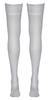 Cottelli LEGWEAR - Weiße Klassische Spitzenstrümpfe XS