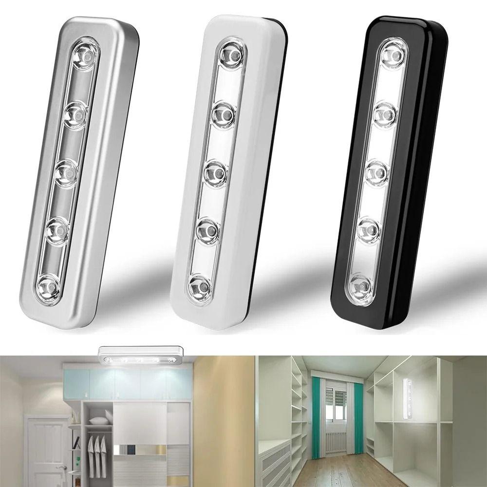 Mini Drahtlose Wandleuchte Batteriebetrieben Streifenlicht Neues Trip Drücklicht Zuhause Schlafzimmer