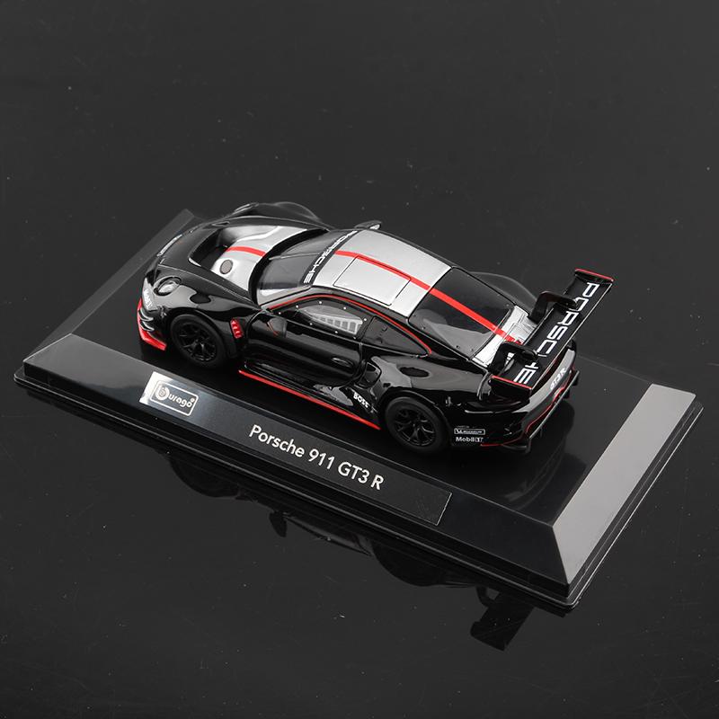 Bburago 1:43 Porsche 911 GT3 R Alloy Race Car Model Racing Diecast Vehicles Toy