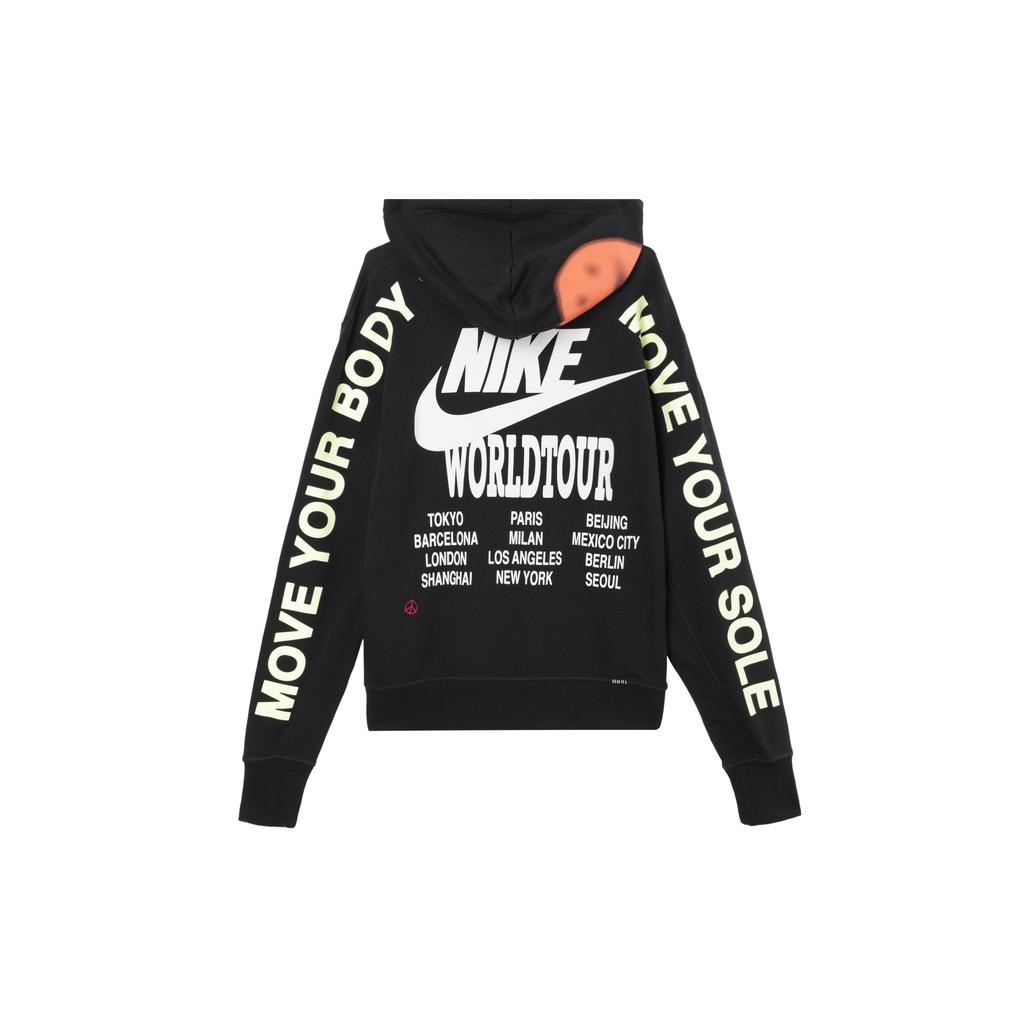 Nike Around The World Graffiti Printing autumn Unisex Black DA0932-010