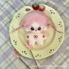 10cm Kawaii Mini Starfish Idol Doll Plush Star Cotton Dolls Long Hair Girl Bow Body Stuffed Figure Toys Plushies Toys Fans Gift